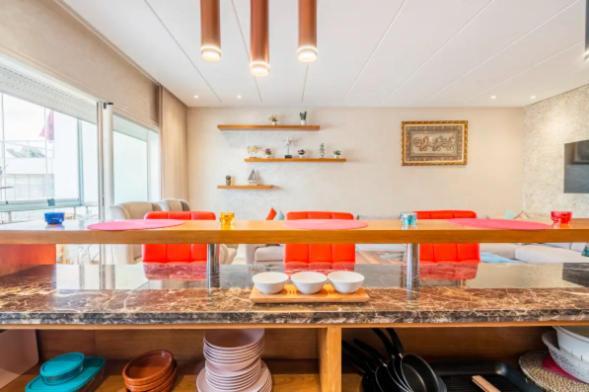 Appart 100 M2 Haut Standing En Bord De Mer Casablanca Extérieur photo
